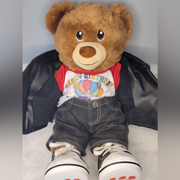 Build-a-Bear Harley Davidson Biker Bear - With Photos - Picture 6 of 8